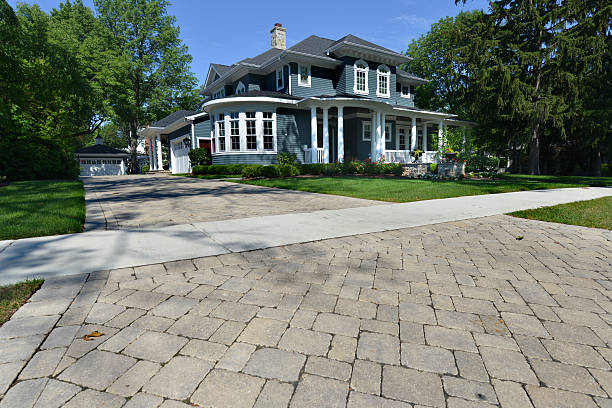 Residential Paver Driveway in Farmersburg, IN